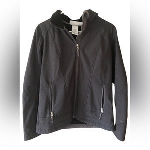 Free Country Women’s Lined Hooded Gray Jacket Zip Up Medium